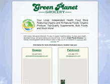 Tablet Screenshot of gpgrocery.com
